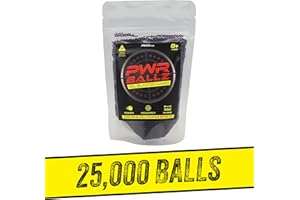 PWR Tek PWR Ballz Gel Blaster Ammo - Biodegradable Non-toxic Gel Splatter Bullets for Gel Blaster Gun Pistol | 7-8mm