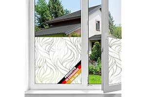 d-c-fix Pellicola adesiva per vetri finestre privacy Anversa adesivo statico oscurante opaca decorative impermeabile per cucina, casa, ufficio, bagno, doccia carta 45 cm x 1,5 m