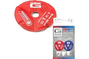 NEO-G Neo G Hot and Cold Therapy Disc – Reusable Heat Pack Ice Pack for Injuries, Muscle Inflammation, Joint Pain, Swelling, Sprains – Flexible & Dual Function - Class 1 Medical Device - 1 Disc - Blue/Red