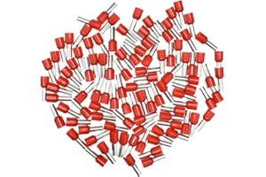 AFELD ELEKTRO Terminales de cable 10 mm², color rojo, aislado, 100 unidades