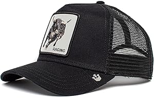Goorin Bros Gorra de Camionero Animal Parche Granja Snapback Sombrero Malla Visera Curvada