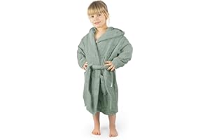 Ehrenkind® Bademantel Kinder mit Kapuze 100% Bio-Baumwolle | Kinderbademantel | Junge Mädchen