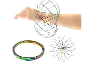 ZAYIN Flow Ring Spinner Ring Arm Toy,3D Geometric Magic Flow Spiral Toy Magic Ring Game 3D Arm Spinner Interactive Stress Relief Toy Festival Toy
