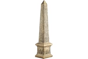 Design Toscano CL51714 Złoty Obelisk Starożytnego Egiptu, 67,5 cm, złoty