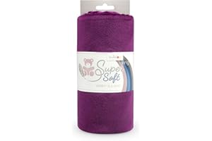 Kullaloo Shorty Tissu peluche en microfibre disponible en plusieurs couleurs Longueur des poils 1,5 mm Certifié EN71-3 et EN71-9 prune