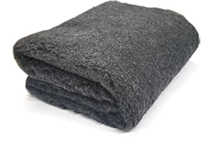 Profleece Premium Vet Bedding Quick Drying & Washable Fleece Vet Bedding for Puppys & Dogs - Dog Bed Ideal for Whelping - Charcoal 3m x 75cm