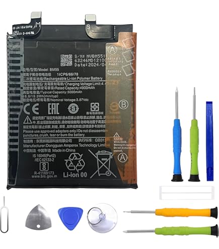 BATTERIE ORIGINALE BM39 POUR XIAOMI Mi 6 Mi6 SAGIT Mce16 Mct1 3350mah Oem Outils