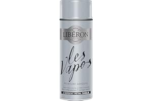 LIBERON Peinture aérosol Les vapos, L'argent Sablé, 400ML