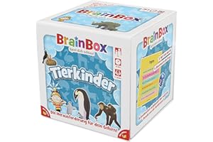 BRAINBOX 2094904 Tierkinder, Lernspiel, Gedächtnisspiel, Quizspiel für Kinder ab 5 Jahren