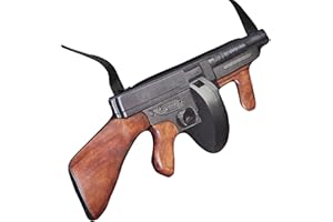 Widmann 96896 - Sac à main mitraillette, en tissu, gangster, Al Capone, accessoire, déguisement, carnaval, fête à thème, halloween