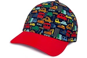 Gifts Treat Cappellino da Ragazzo, Cappello Estivo per Bambini con Stampa Auto