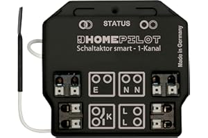 HOMEPILOT - Récepteur d'éclairage connecté 1 canal Interrupteur encastrable Pour le contrôle électrique et lumineux Contrôle via l'application et la télécommande HomePilot