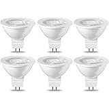Amazon Basics - Confezione da 6 faretti LED GU5.3 MR16, 4.5 W (equivalente a 35 W), luce bianca calda, non dimmerabili