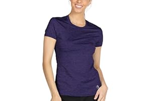 icyzone Sport T-Shirt Damen Kurzarm Laufshirt - Atmungsaktive Fitness Gym Shirt Schnell Trockened Funktionsshirt