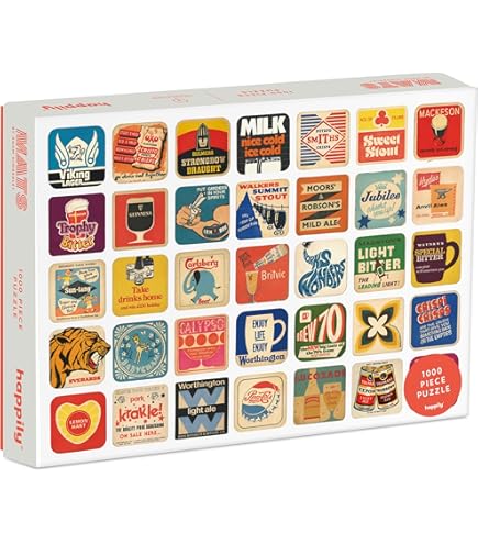 Eames 1000 Piece Jigsaw Puzzle For Adults | Premium 100% Recycled Board | Eames Retro 1000 Piece Puzzle For Adults | Retro Gifts | Happily Jigsaw Puzzles