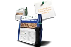 CoverUp! (4x4m) Abdeckplane Wasserdicht - Farbe: Blau, 120g/m², Gewebeplane mit ösen, Verstärkte Gummiecken - Plane Wasserdicht UV-Schutz für Gartenmöbel, Bauplane, zeltplane inkl 18m Seil, 4x4