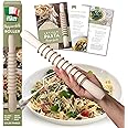 Wooden Pasta Cutter Pappardelle Pasta Maker Rolling Pin Made in Italy with Pasta Recipes