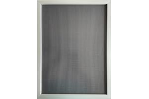 Albyco - Cornice - Portafoto Clip – Per Poster – Colore: Argento/Alluminio - Metallo, Formato A3, 30 x 42 cm, Spessore della Cornice 25 mm