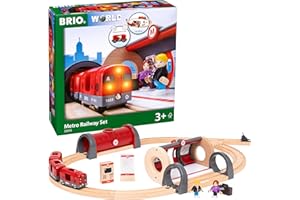 BRIO World 33513 Metro Bahn Set - Empfohlen ab 3 Jahren