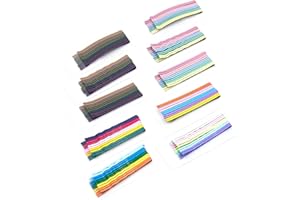 FISHSHOP Bobby Pins 100 Unids Colorido Arco Iris Coloreado Alfileres Para el Cabello Diapositiva Recta Diapositivas Pinzas Para el Cabello Metal Pintado Durable Barrette Del Pelo