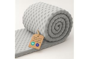 AMAZINGGIRL Tessuto minky al metro 1 M - Stoffa morbida per cucito creativo decorazione Ideale per abbigliamento coperta plaid accessori e progetti sartoriali fai da te Oeko-Tex Grigio chiaro