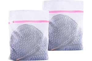 NebulaGlam 2 Piezas Bolsas para la Colada 50 x 40 cm, Bolsas para Lavadora, Bolsa Malla Lavanderia con Cremallera Oculta, para Lavar, Almacenar y Viajar