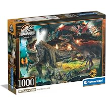 Clementoni Puzzle Jurassic World 3-1000 Pezzi - Puzzle Adulti ...