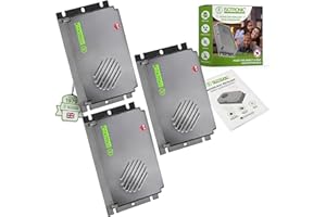 ISOTRONIC Mice Repeller, 3 pieces deterrent to protect you house, garden and car, scarer for mouse, rat, rodents