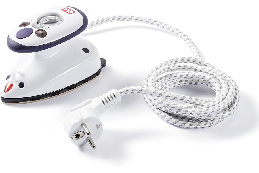 Prym 611915 Mini Steam Iron, White, Pack of 1
