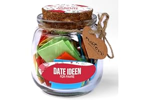 ‎NATOVI NATOVI® Date Ideen für Paare - Losbox für Paare mit 52 außergewöhnlichen Date Ideen - Jahrestag Geschenk für ihn - Partner Geschenke für unvergessliche Paarzeit - Valentinstag Geschenk für ihn & sie