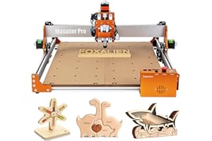 Router CNC FoxAlien Masuter Pro,Aggiornato 3-Axis Incisione All-Metal Fresatrice per Legno Acrilico MDF Nylon Intaglio Taglio