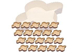 FAH FAMILY AT HOME FAH Backform für Osterkuchen Colomba 1 Kg - 20 Förmchen/Papierförmchen aus reiner Zellulose, mikrowellengeeignet, ideal für den Backofen, Einweg in hoher Dichte, hitzebeständig bis 200°C