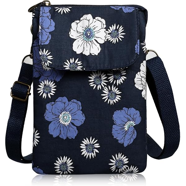 Borsa A Tracolla Fulenyi Per Donna: Impermeabile In Tessuto Oxford, Porta Cellulare E Accessori, Tracolla Regolabile (Nero, Rosa, Fantasia)