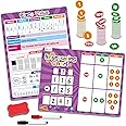 Regrouping Base Ten Place Value, Addition and Subtraction Math Manipulatives for 1st 2nd 3rd Grade, Double Sided Magnetic Dry Erase Board for Kids Classroom Must Haves Homeschool Supplies