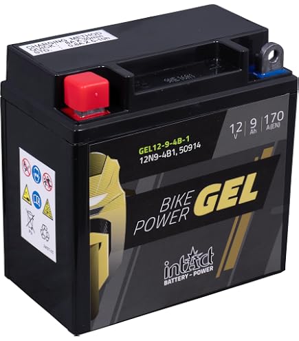Batterie Moto YUASA YB9L-A2 - Sans Entretien - Démarrage Puissant - Pour Diverses Motos Et Scooters