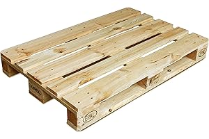 GERSO Europalette 120x80cm - Flachpalette - zertifizierte Neuware - Vollholz - EPAL