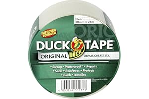 DUCK Original de cinta pato cinta de tela, transparente, 222873