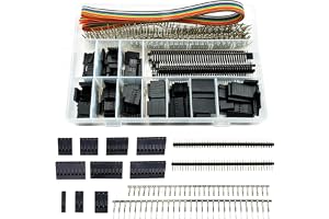 NICEWAT 1550 stycken Du-pont-kontaktsats 2,54 mm, elektronikkontaktsats med 1/2/3/4/5/6/8/10-polig, kabelkontakt uttag adapte