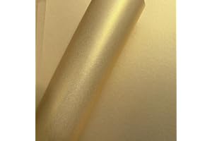 SYNTEGO Papel tamaño A4 de color dorado perlado, 120 g/m², de doble cara, compatible con impresoras de inyección de tinta y láser