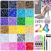 Bedazzling Kit Bedazzler Kit, Jelly Rhinestones for Bedazzling, 3mm 30000pcs Resin Jelly Flatback Gems for Diamond Art with T