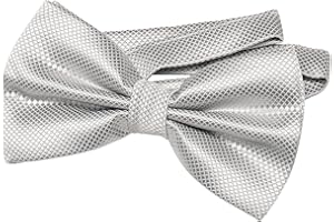 DonDon Noeud papillon pour homme 12 x 6 cm avec crochet déjà lié et réglable