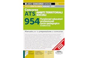 Concorso ATS Ambiti Territoriali Sociali - 954 Funzionari educatori professionali socio pedagogico (Codice D.1) - Manuale per la preparazione al concorso