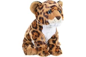 Wild Republic 19353 Jaguar Cub pluszowe miękkie przytulanki, prezenty dla dzieci, 30 cm, niebieskie