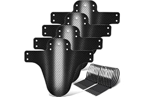 FETESNICE Parafanghi per Mountain Bike, Set di 2 Pezzi, Parafanghi per Bicicletta Compatibili Mud Guard Plus 20" - 29'' MTB Parafango Paraspruzzi Bike Bike MTB Fascette