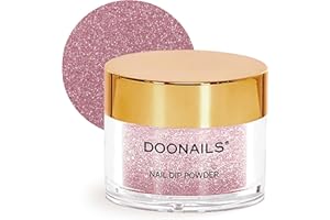 ‎DOONAILS Doonails – Dipping Powder Farbe Sparkling Rose – Langanhaltendes Dip Pulver für professionelle Maniküre zu Hause – Tierversuchsfrei & allergikerfreundlich – 3+ Wochen halt – Bis zu 30 Anwendungen