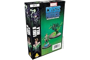 Atomic Mass Games CP12en Marvel Crisis Procol - Crisis Protocol Loki & Hela Character EN - Juego de Miniaturas en Inglés