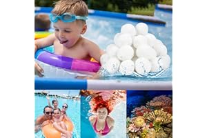 JAADU 800g Balles Filtrantes, Boules de Filtre de Piscine, Remplacer de Sable Filtration Piscine,Nettoyeur de Piscine, Convient à Divers Filtration d'eau