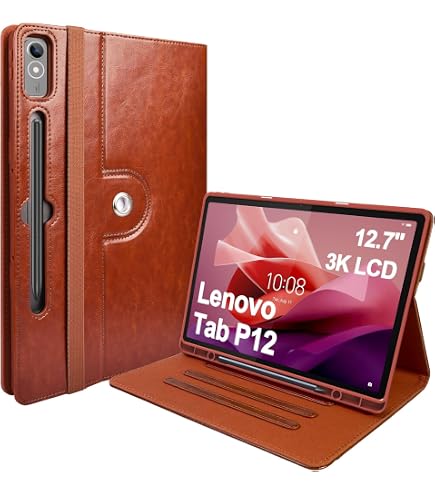 Protection Écran JETech Verre Trempé 9H Pour Lenovo Tab P12 12,7" (2023) - Lot De 2, Anti-Rayures Et Empreintes