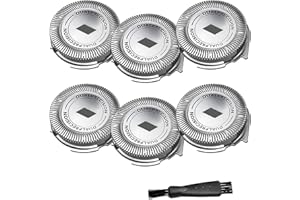 MONILOLY HQ8 Tete de Rasoir pour Philips - 6 Têtes de Rechange pour Rasoir PT720 PT860 AT810 AT890 HQ71XX HQ73XX HQ88XX