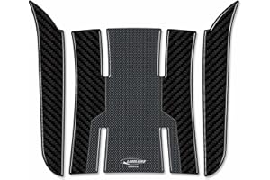 labelbike - Pegatina Resina 3D para Decoración y Protección Puerta Depósito Moto Compatible con Piaggio Beverly 300 y 400 2021-2025 - Color Carbono